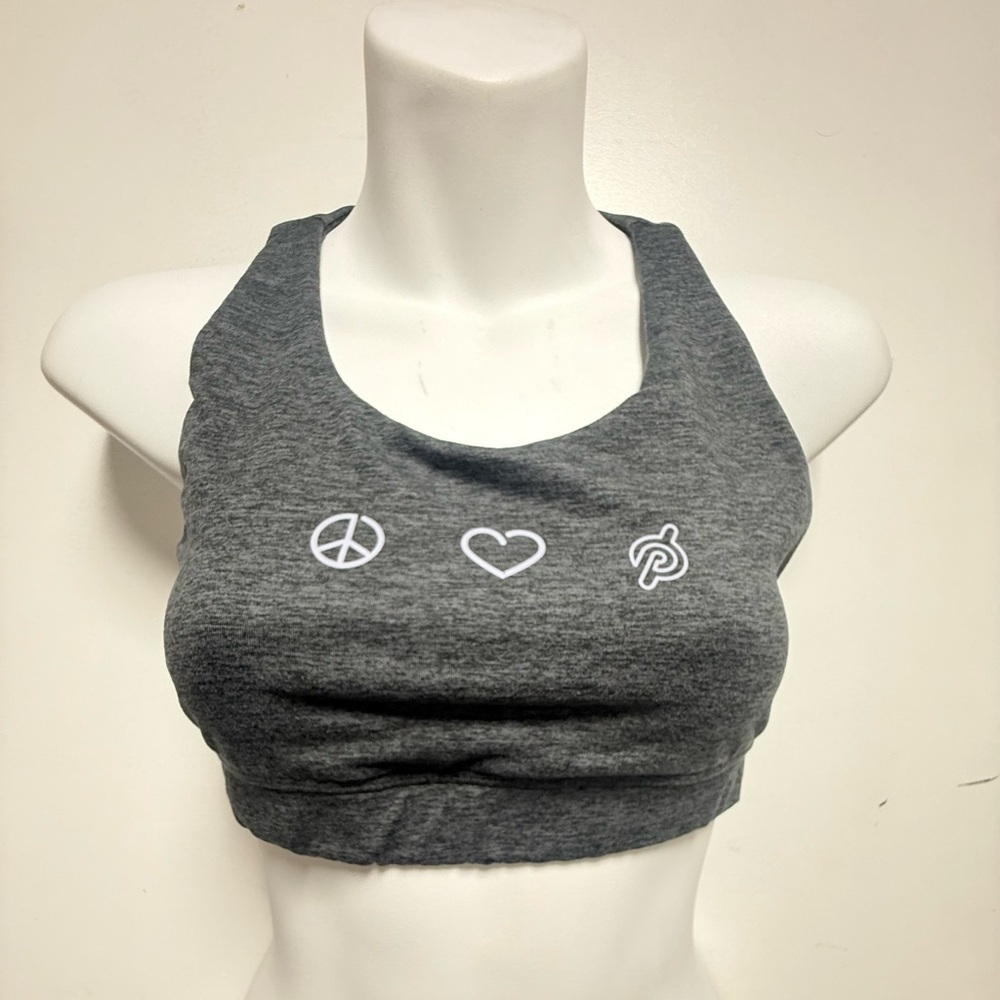 Peloton Gray Sports Bra Size S